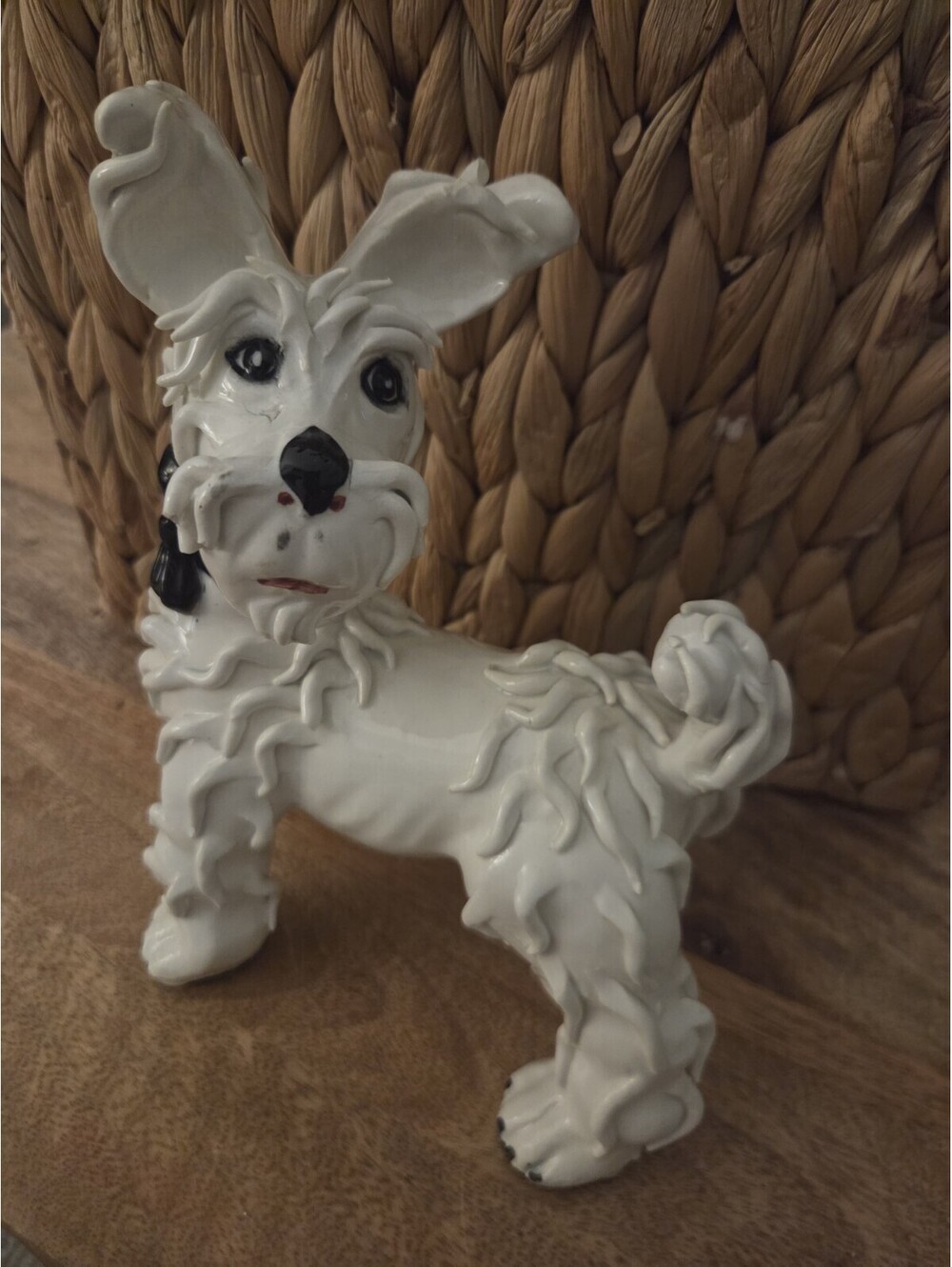 Paul's Italy Porcelain Spaghetti Schnauzer Terrier Figurine 179/1415 Vintage